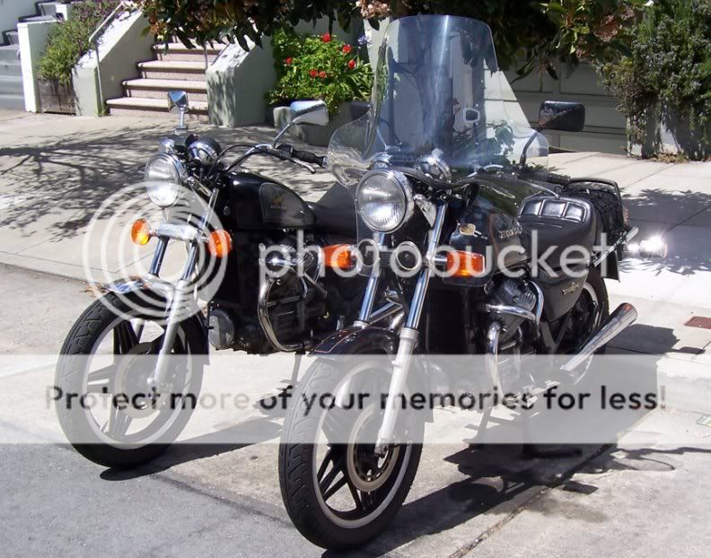 Windshield vs. fairing Honda CX 500 Forum