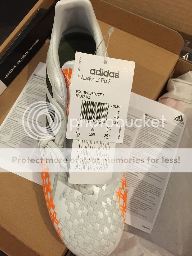 Xách tay Adidas Predator Absolado Lz White-Orange!