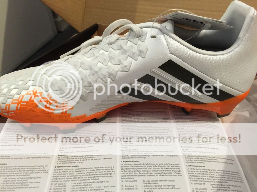 Xách tay Adidas Predator Absolado Lz White-Orange! - 1