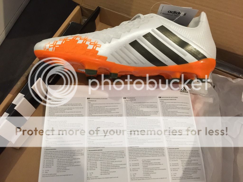 Xách tay Adidas Predator Absolado Lz White-Orange! - 2