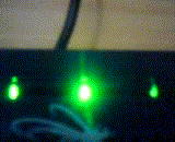 Led Keyboard Menyala karena efek jaringan Network Lights