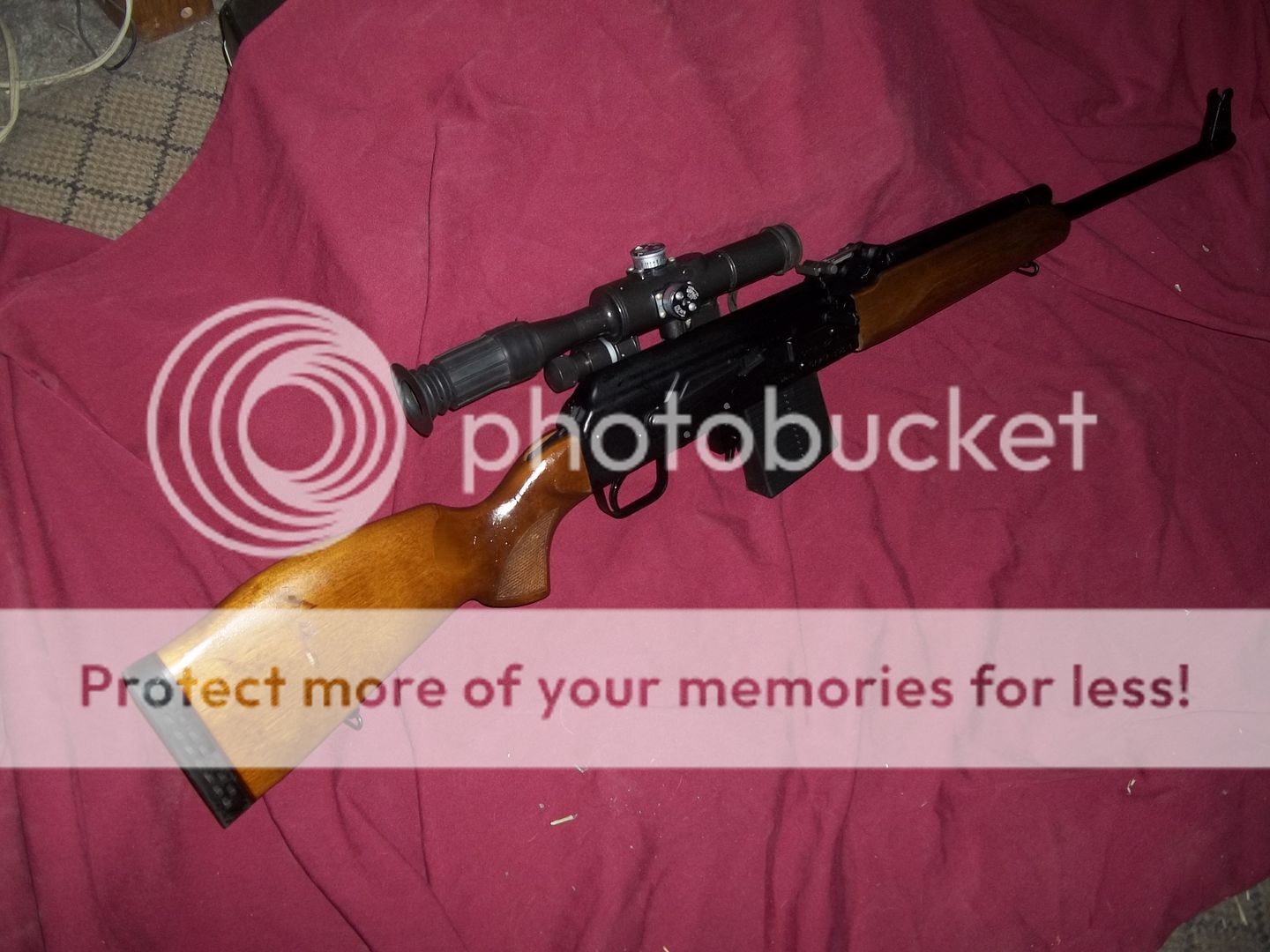 Deluxe .308 Wood Stocked Saiga W/PSO Scope VG+935/Del SemiAuto