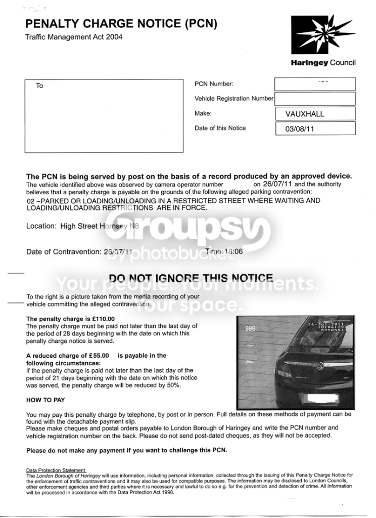 First PCN for years, and it seems very harsh - Private Land Parking ...
